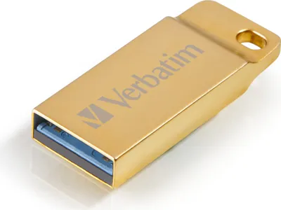 Produktbild von VERBATIM USB 3.0 Drive 64GB Metal Executive, gold