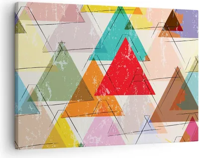 Produktbild von Bild auf Leinwand - Leinwandbild - Abstraktion modern - 70x50cm - Wand Bild - Wanddeko - Wandbilder - Leinwanddruck - Bilder - Kunstdruck - Wanddekoration - Leinwand bilder - Wandkunst - AA70x50-3685