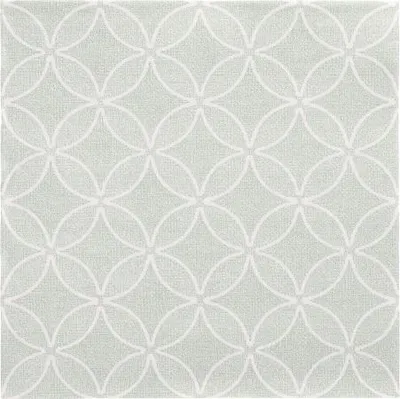 Produktbild von Servietten "ROYAL Collection" 1/4-Falz 40 cm x 40 cm jadegrün "Circle Flowers"