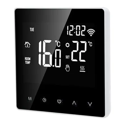 Image de Thermostat,Thermostat LCD,Thermostat WIFI,Thermostat intelligent,Régulateur de température,Régulateur de température intelligent