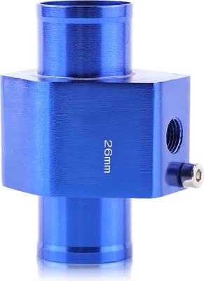 Produktbild von Universeller Metallauto -Wassertemperatur -Rohrrohrschlauch Temperatursensor Adapter Blau 26 mm