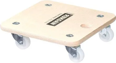 Zdjęcie produktu dla Pomoc transportowa – 25 lat gwarancji, 29 x 29 cm – idealna do nieporęcznych przedmiotów i mebli, nośność 250 kg, ruchomy uchwyt widełkowy, certyfikat – 20135201