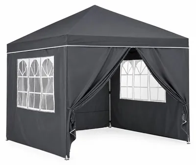 Obrázek produktu pro MultiGarden PAW-3X3 Zahradní stan nůžkový 3 x 3 m, 4 bočnice, šedý