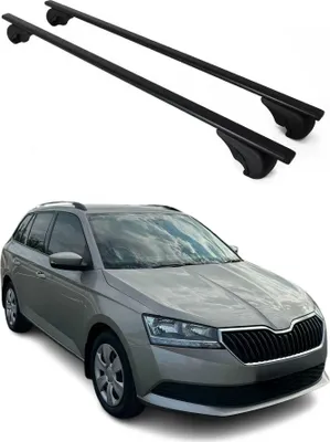 Zdjęcie produktu dla Belki dachowe poprzeczne do Skoda Fabia Break 2014-2024 Fer Noir