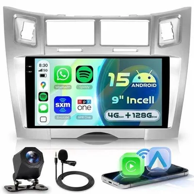 Productafbeelding van Autoradio 4G + 128G voor 2005-2011 met CarPlay 5G WiFi