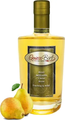 Produktbild von Alter Williams Christ Birne 0,35 L fruchtig & sehr mild 40% Vol. Birnenschnaps Birnen Spirituose