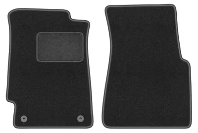 Immagine prodotto di Tappetini anteriori in moquette per Honda Civic V 1991-1996 (hatchback) – 2 pezzi, grigio grafite, su misura – Wielganizator LUX