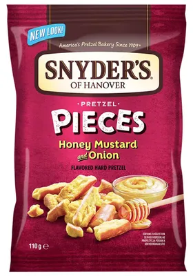 Image de Snyders Honey Mustard & Onion Pretzel Pieces 110g