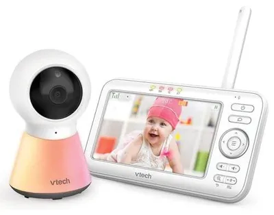 Video-Babyphone VTech mit 5" Farb-LCD, Nachtlicht und Temperaturanzeige – Produktbild 1