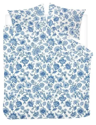 Productafbeelding van Dekbedovertrek Lits-Jumeaux - Bloemen - 240 x 200/220 cm