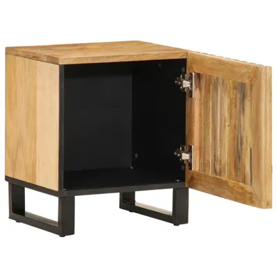 Immagine prodotto di Comodino 40x34x46 cm in Legno Massello di Mango
