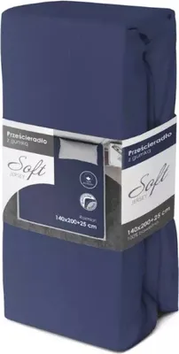 Produktbild von Prześcieradła Jersey Soft granat - 220 x 200 [cm]