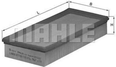 Produktbild von MAHLE LX 408 Luftfilter für BMW 5 Limousine (E34)