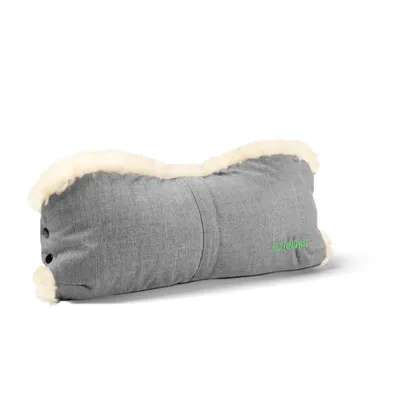 Produktbild von Lammfell Kinderwagen-Handwärmer Handmuff black melange universalfit