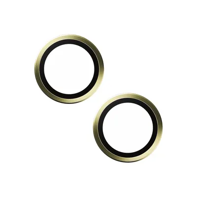 Image de PanzerGlass Hoops Protecteur de caméra iPhone 15, 15 Plus Jaune