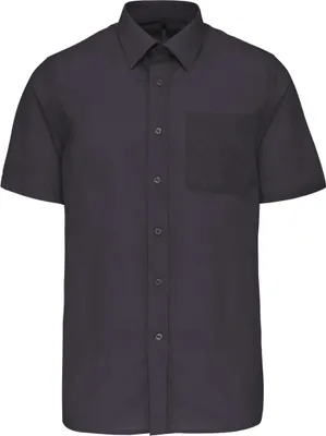 Produktbild von Kariban Popeline Kurzarmhemd Baumwollpolyester pflegeleicht für Herren