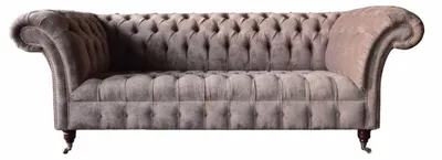 Produktbild von Chesterfield Sofa Couch Polster Design 3 Sitzer Sofas Dreisitzer Lila