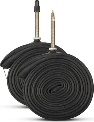 Immagine prodotto di Camera d'aria per bicicletta ( valvola SC / Sclaverand ) set di 2 - Camera d'aria da 28 pollici ( 28" x 13/8 - 15/8 ), ETRTO - 28/47 - 622/635