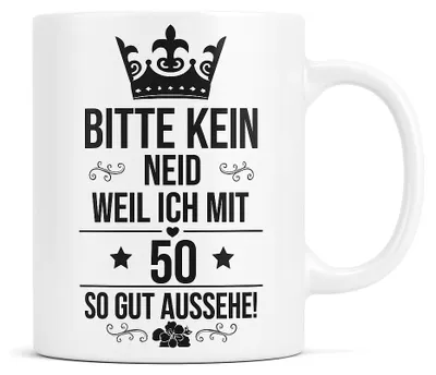 Kaffeetasse 375 ml – 50. Geburtstag Geschenk Vintage 1974