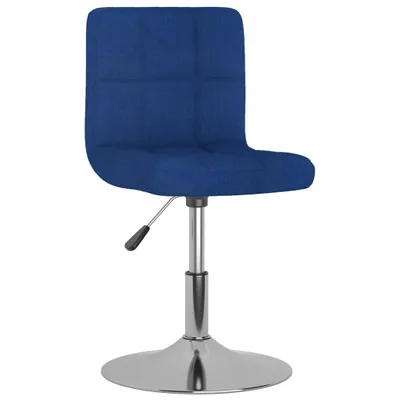 Produktbild von Hommie Esszimmerstühle 4 Stk. Drehbar Blau Stoff