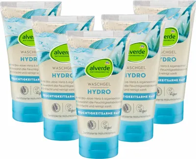 Obrázok produktu pre 5 x alverde prírodná kozmetika - Umývací gél z morských rias (5 x 150 ml)