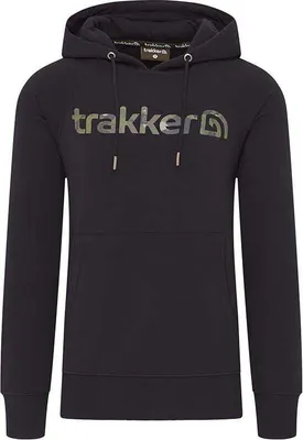 Produktbild von Trakker CR Logo Hoody Black Camo - Größe: XXL