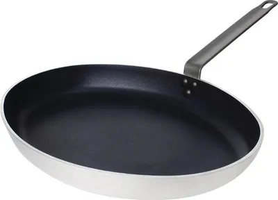 Zdjęcie produktu dla Vogue Aluminium Teflonowa patelnia nieprzywierająca Platinum Plus owalna 36 cm
