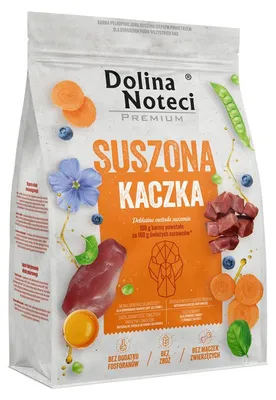 Zdjęcie produktu dla Karma suszona dla psa Dolina Noteci Premium kaczka 3 kg