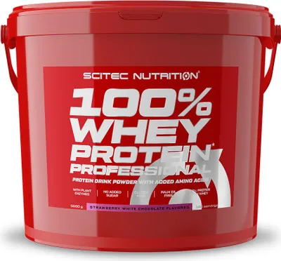 Image de Scitec Nutrition 100% WP Professional 5000 g strawberry white chocolate