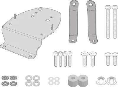 Image de Portapacchi Monolock GIVI SR6115 senza piastra
