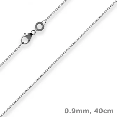 0-9mm-Rund-Ankerkette-aus-950-Platin-40cm