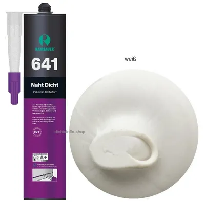 Produktbild von Ramsauer 641 Naht Dicht 1K Hybrid Kleber Klebstoff 474g Kartusche weiß