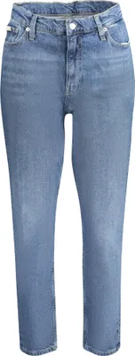 Produktbild von Stylische Damen-Mom-Jeans in Blau aus recycelter Baumwolle