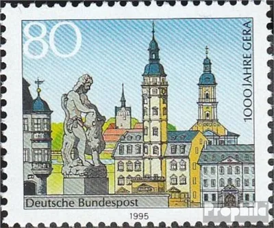 Produktbild von Briefmarken BRD (BR.Deutschland) 1995 Mi 1772 (kompl.Ausg.) FDC 1000 Jahre Gera