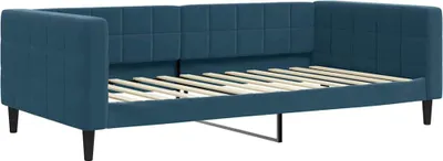 Produktbild von vidaXL Tagesbett Blau 100x200 cm Samt