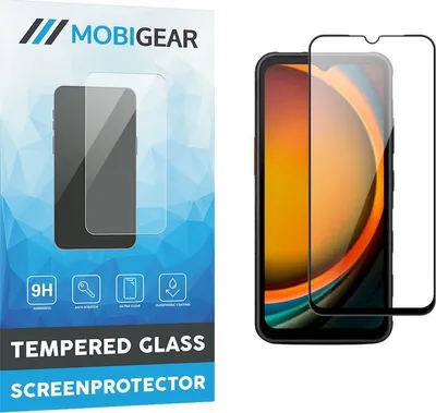 Produktbild von Mobigear Premium  Samsung Galaxy Xcover 7 Panzerglas Gehärtetes Glas Displayschutz - Hüllenfreundlich - Schwarz