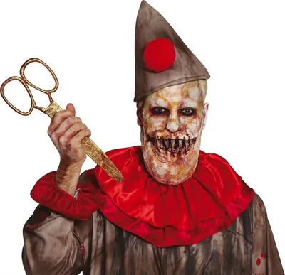 Produktbild von SCISSORS Killerclown Schere Halloween Ball 25cm