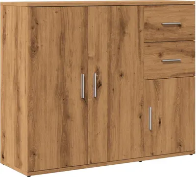 Produktbild von Sideboard Artisan-Eiche 91 x 29,5 x 75 cm Holzwerkstoff
