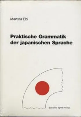 Produktbild von Praktische Grammatik der japanischen Sprache