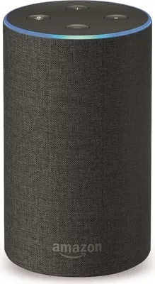 Obrázok produktu pre Amazon Echo (2nd Generation), Amazon Alexa, Valec, Čierna, Modrá, 1,6 cm, 6,35 cm, Káblový a bezdrôtový