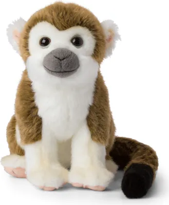 Produktbild von WWF - Plüschtier - Totenkopfäffchen (sitzend, 23cm) lebensecht Kuscheltier Stofftier Plüschfigur
