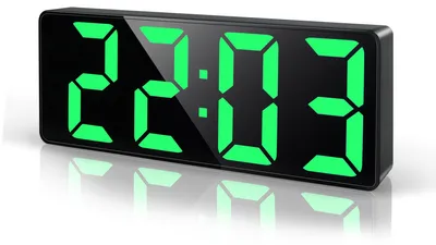 Imagen del producto de Despertador digital con pantalla grande de 17 cm y función de repetición