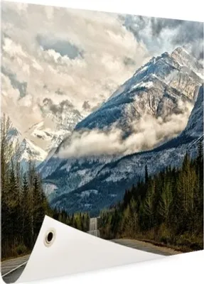 Produktbild von Gartenposter - 60x40 cm - Kanadische Berglandschaft  - Modernes Wandbilder - Natur