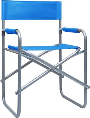 Produktbild von vidaXL Regiestühle 2 Stk. Stahl Blau