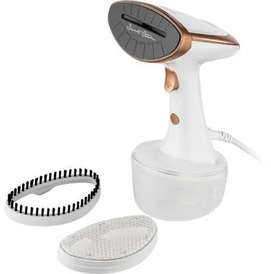 Zdjęcie produktu dla SENCOR SSI 0860GD Parownica do ubrań, moc pary 25 g/min, 2 tryby wydajności pary, ceramiczna powierzchnia prasowania, zbiornik na wodę 320 ml, Drip-Stop, prasowanie pionowe, moc 1600 W