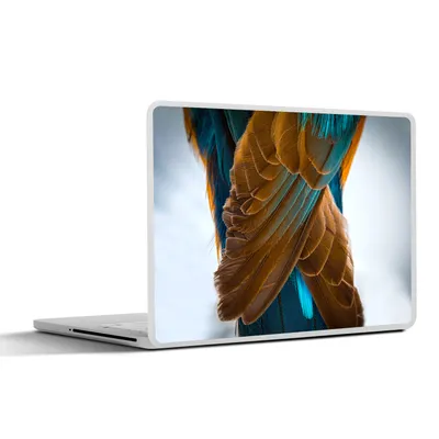 Produktbild von MuchoWow® Laptop Aufkleber Sticker Cover Eisvogel - Federn - Tiere 36.5x27.5 cm - Laptop-Sticker