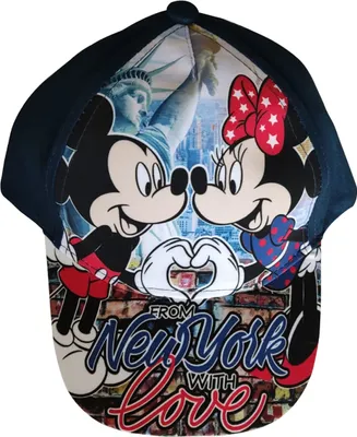 Image de Casquette Disney Mickey Mouse, casquette de baseball From New York with love pour enfants, bleu, taille 54