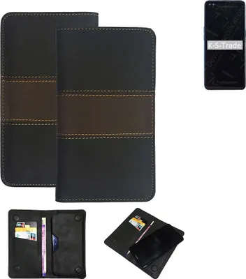 Produktbild von K-S-Trade Hülle Handyhülle kompatibel mit Oppo Reno4 Schutzhülle Walletcase Bookstyle Tasche Schutz Case Handytasche Wallet Cover Kunstleder