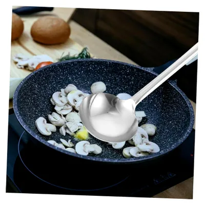 Produktbild von Edelstahl Schöpfkelle für Hot Pot – Kochlöffel mit langem Griff