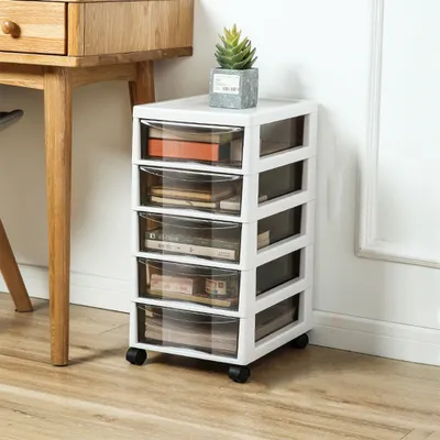 Produktbild von 360Home Aufbewahrungsschrank durchsichtigerRegal  5 Ebenen